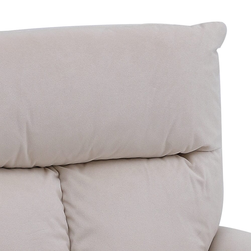 Modern Upholstered Swivel Armchair with Black Legs Armchair Living and Home