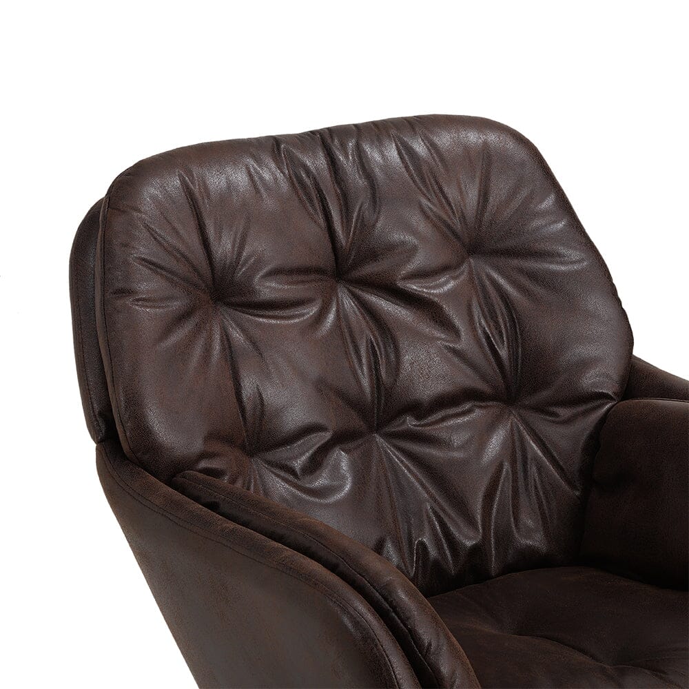 Contemporary Metal Legs Tufted Leisure Armchair Armchair Living and Home