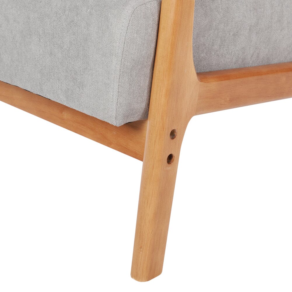 Wood Single Sofa Lounge Chair with Cushion Lounge Chairs Living and Home