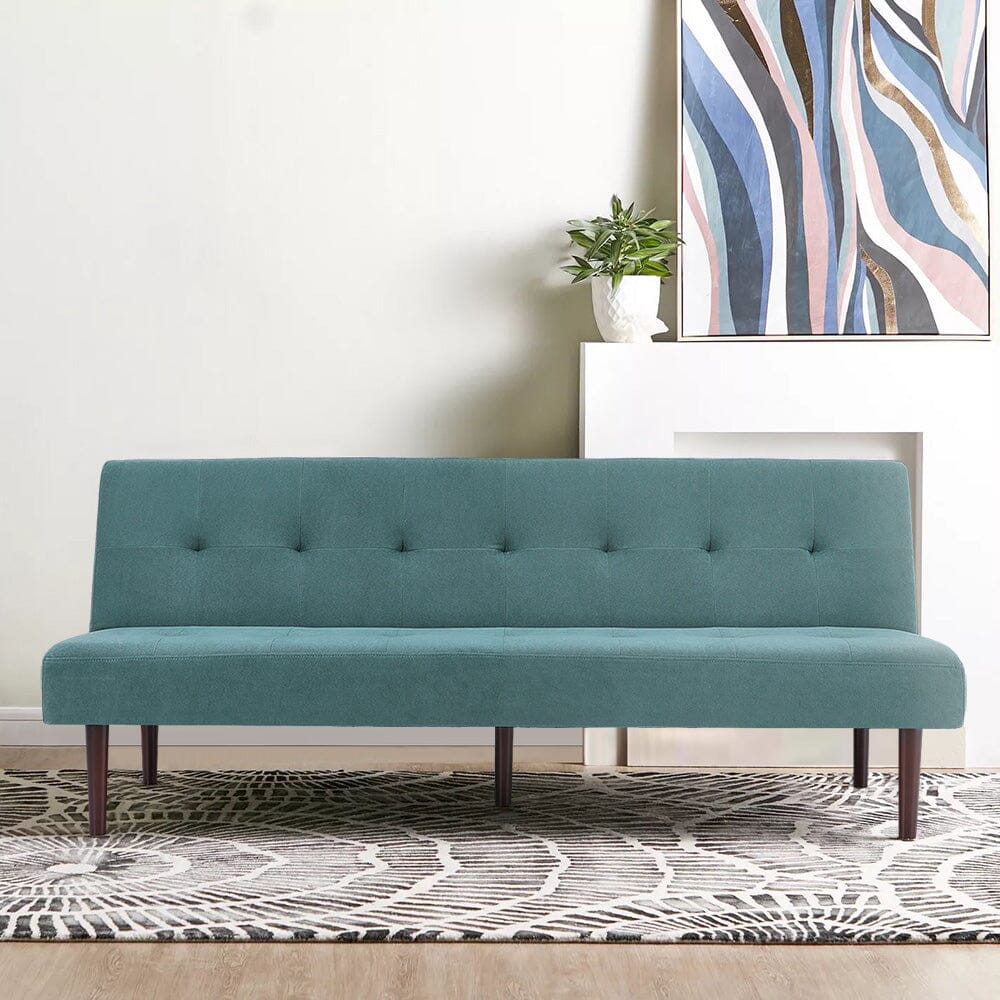172cm Green Sofa Bed Contemporary Convertible Upholstered Sofa Beds Living and Home
