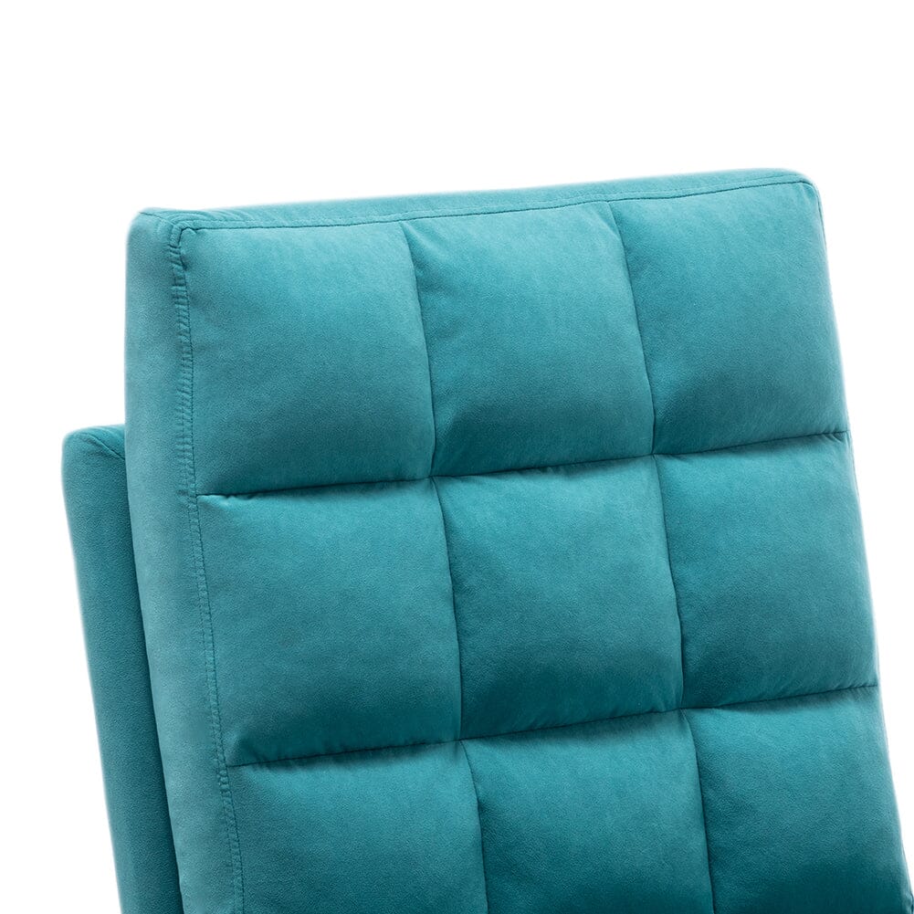 Leisure Recliner Armchair and Ottoman Set with Footstool Metal Legs Armchair Living and Home