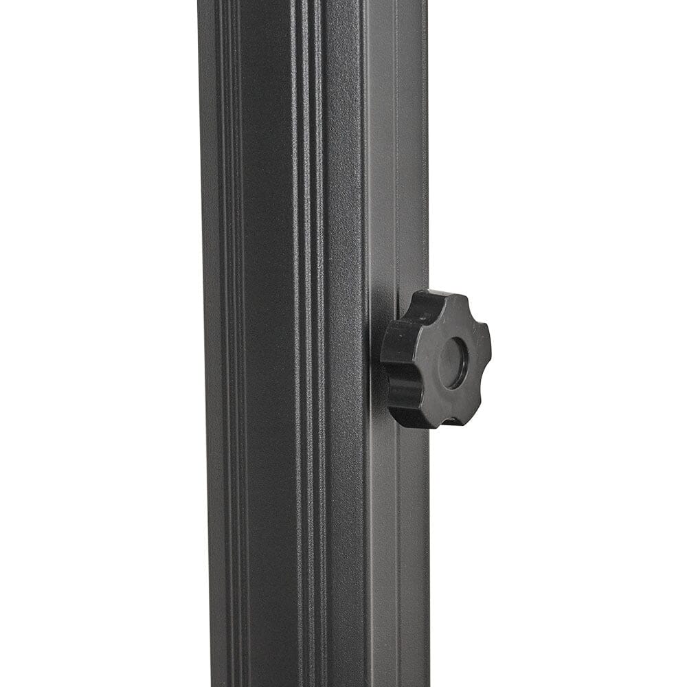 Grey 2.5m Cantilever Parasol with Base for Garden Parasols Living and Home