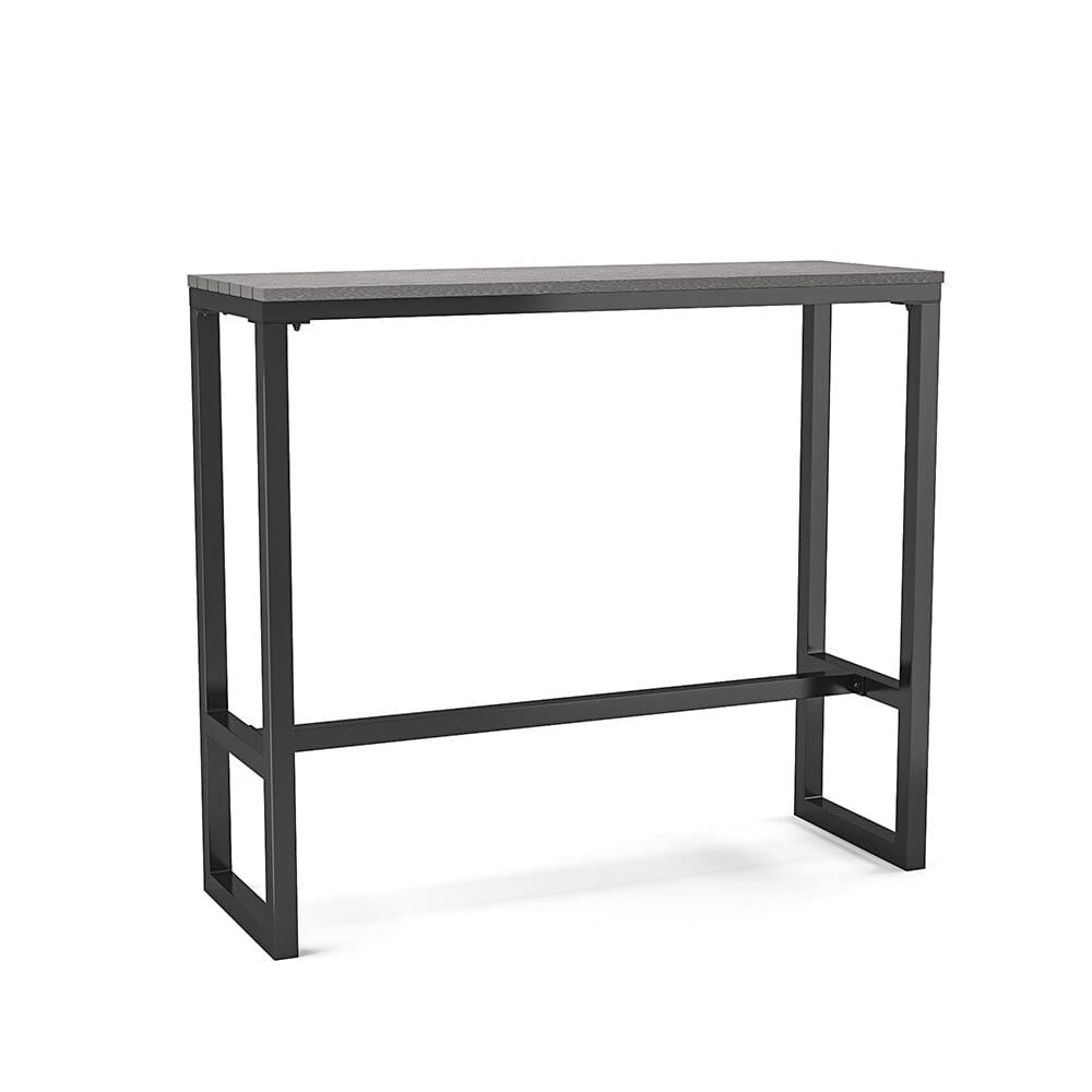 Garden Grey Dining High Table with Metal Legs Garden Dining Tables Living and Home