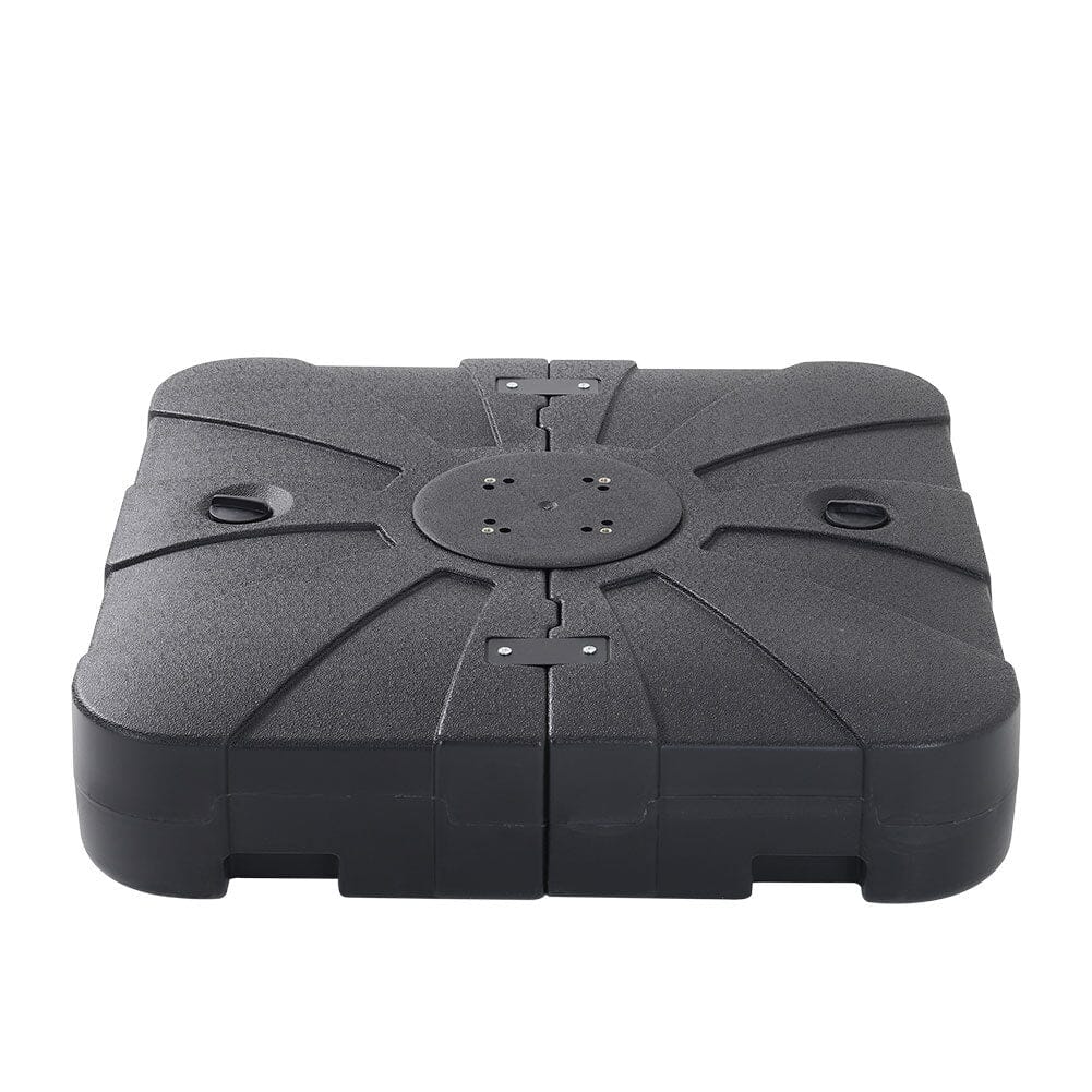 Grey 2.5m Cantilever Parasol with Base for Garden Parasols Living and Home