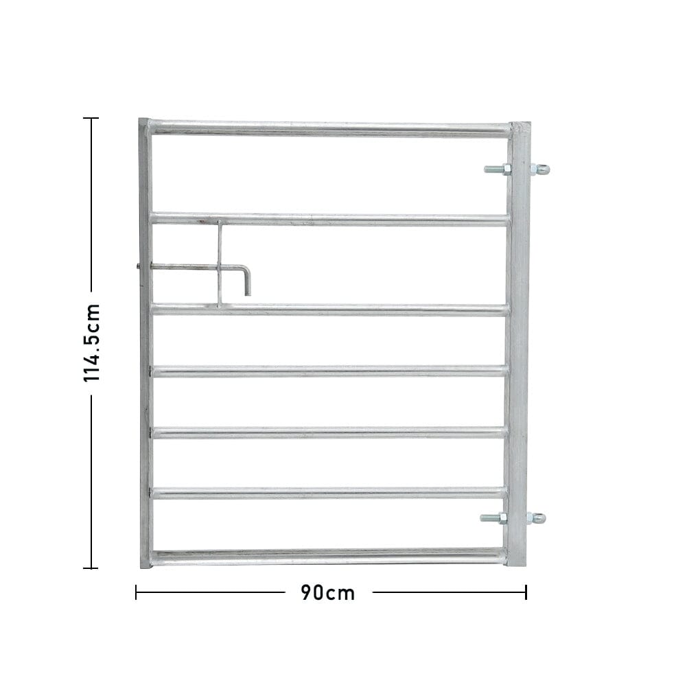 Durable Galvanized Metal Field Farm Gate Farm Gates Living and Home 3FT/0.9M