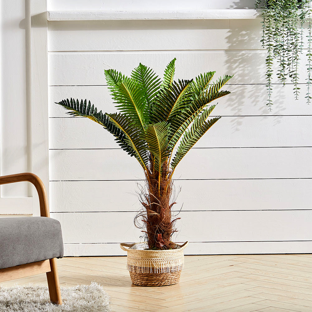 Artificial Boston Fern Plants Greenery UV Resistant Fake Plants Greenery Artificial Plants Living and Home
