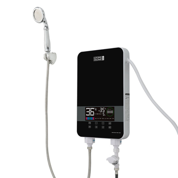 8KW Electric Instant Hot Water Heater Tankless with Shower Kit – Living and  Home