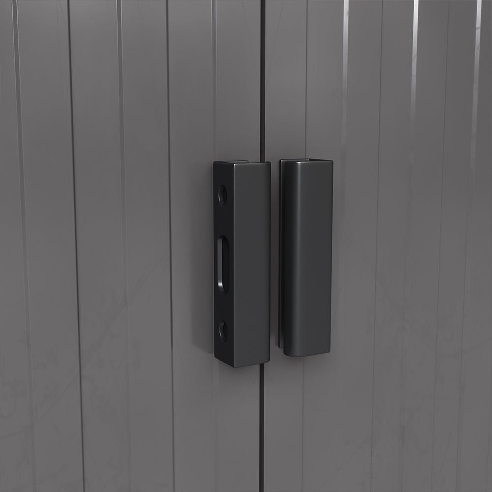 Garden Steel Shed with Skillion Roof Top Garden storage Living and Home