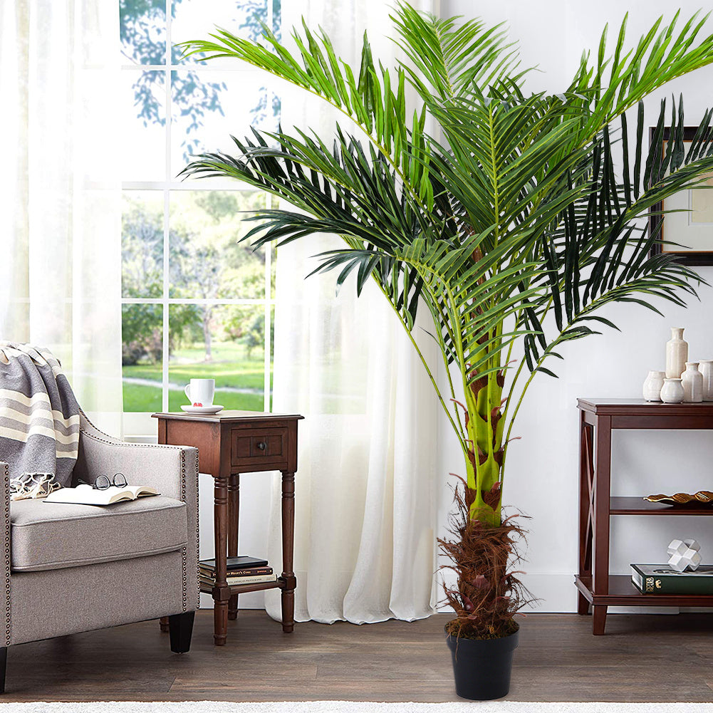 areca palm artificial 180cm H Artificial Plants Green Palm Tree in Pot Tropical Areca – Living and Home