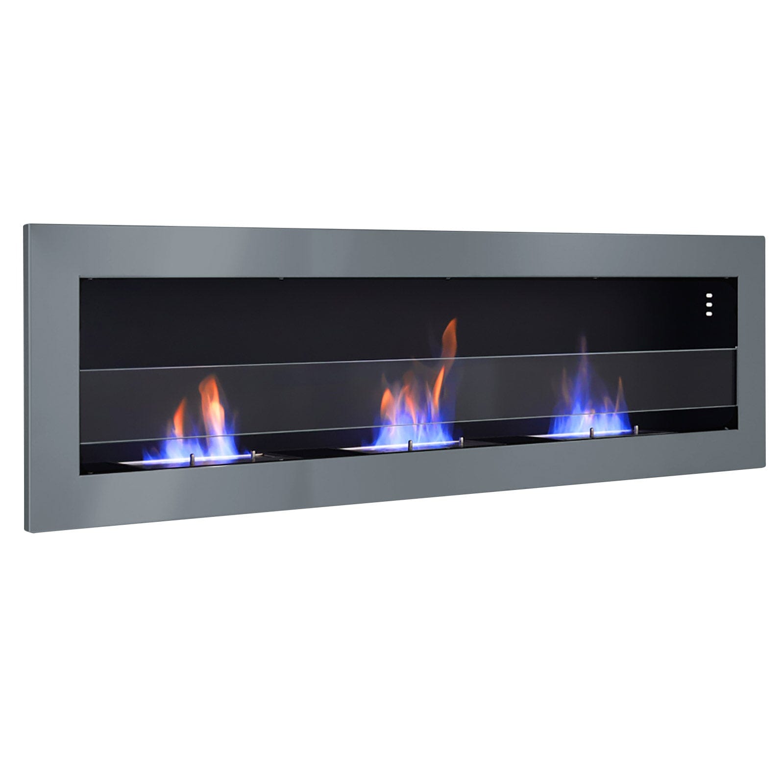 35/47 Inch Indoor Bio Ethanol Fireplace 2/3 Stoves Wall Mounted Heater Bio Ethanol Fireplaces Living and Home