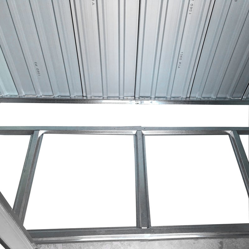 Garden Steel Shed with Skillion Roof Top Garden storage Living and Home