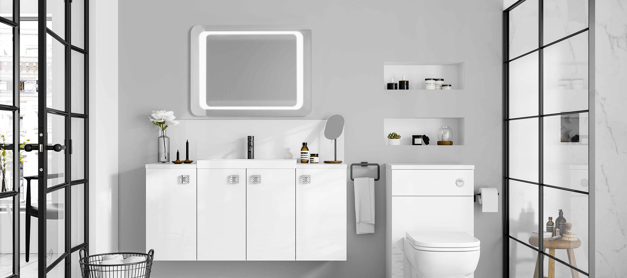 Bathroom mirrors