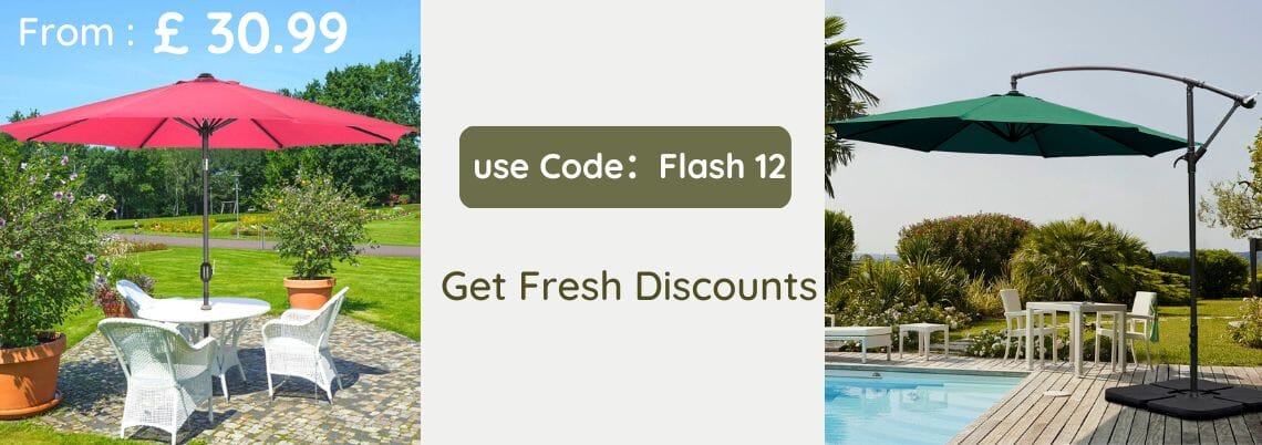 Big Discounts for Parasols