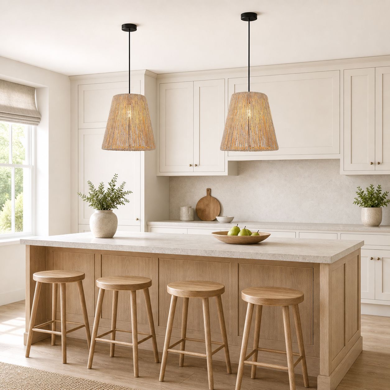 Lightsin Rustic Hemp Rope Woven Pendant Light for Cozy Interiors Lightsin UK 