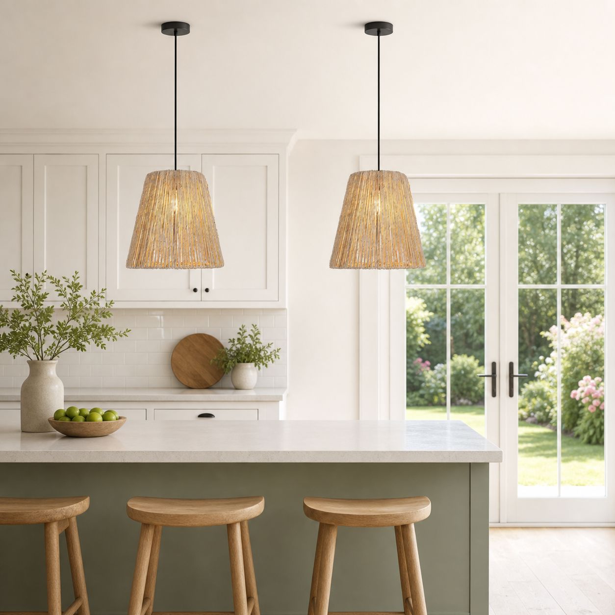Lightsin Rustic Hemp Rope Woven Pendant Light for Cozy Interiors Lightsin UK 