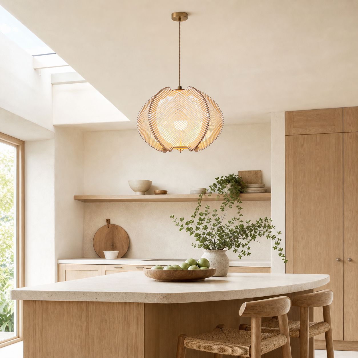Lightsin Charming Ceiling Light Rustic Elegance with Paper Rope Lightsin UK 