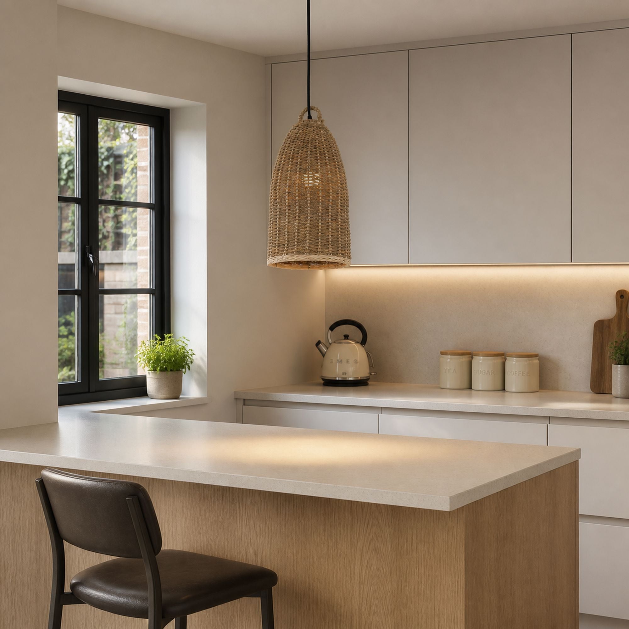Lightsin Natural Grass Pendant Light for Kitchen and Dining Spaces Lightsin UK 