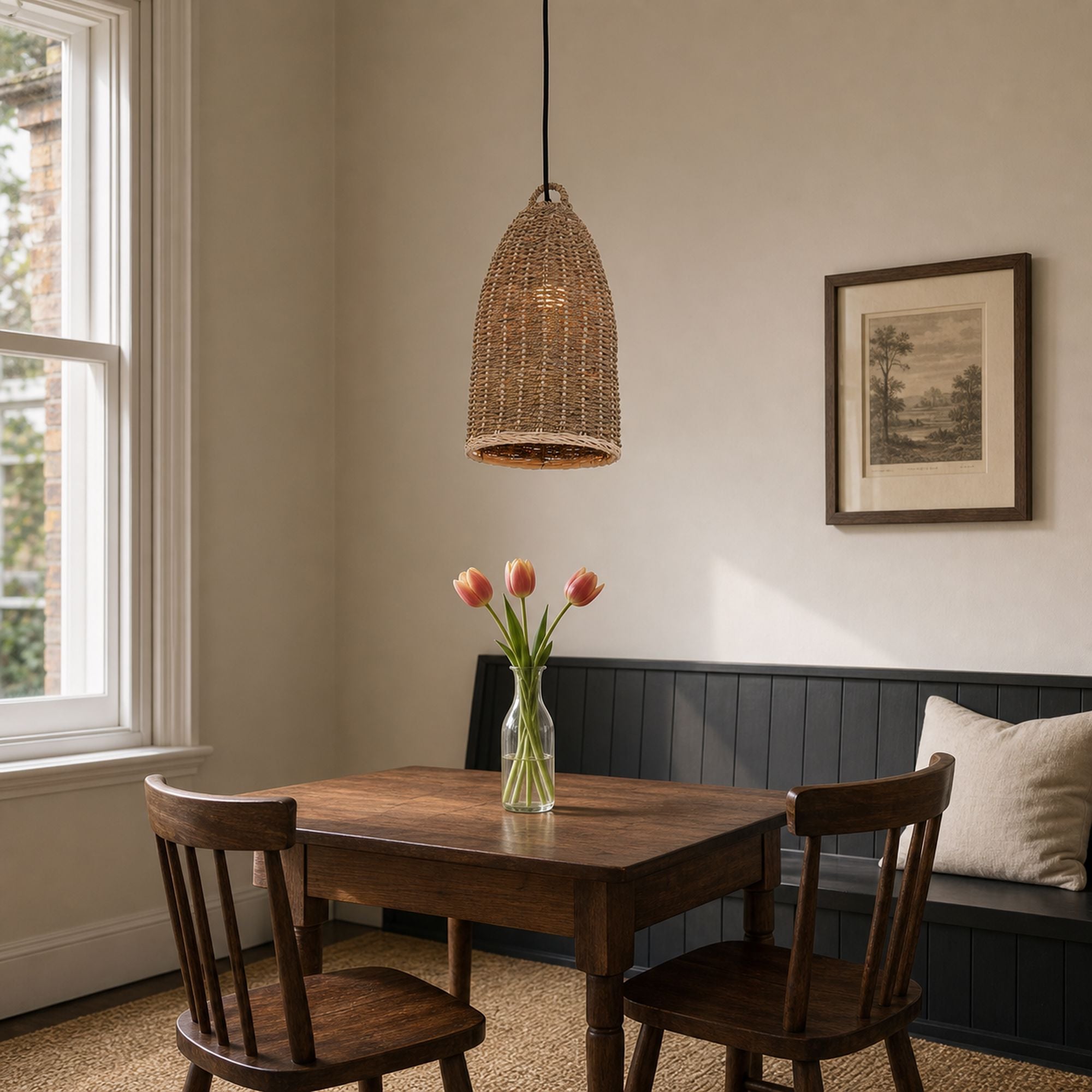 Lightsin Natural Grass Pendant Light for Kitchen and Dining Spaces Lightsin UK 