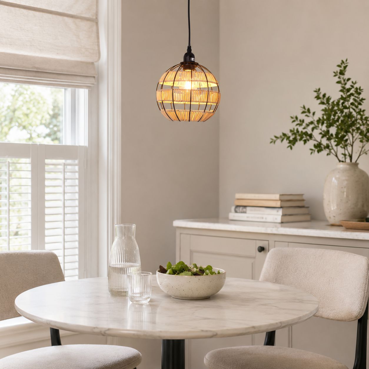 Glyph-Lightsin Woven Sphere Pendant Light for Cozy Natural Elegance Lightsin UK 