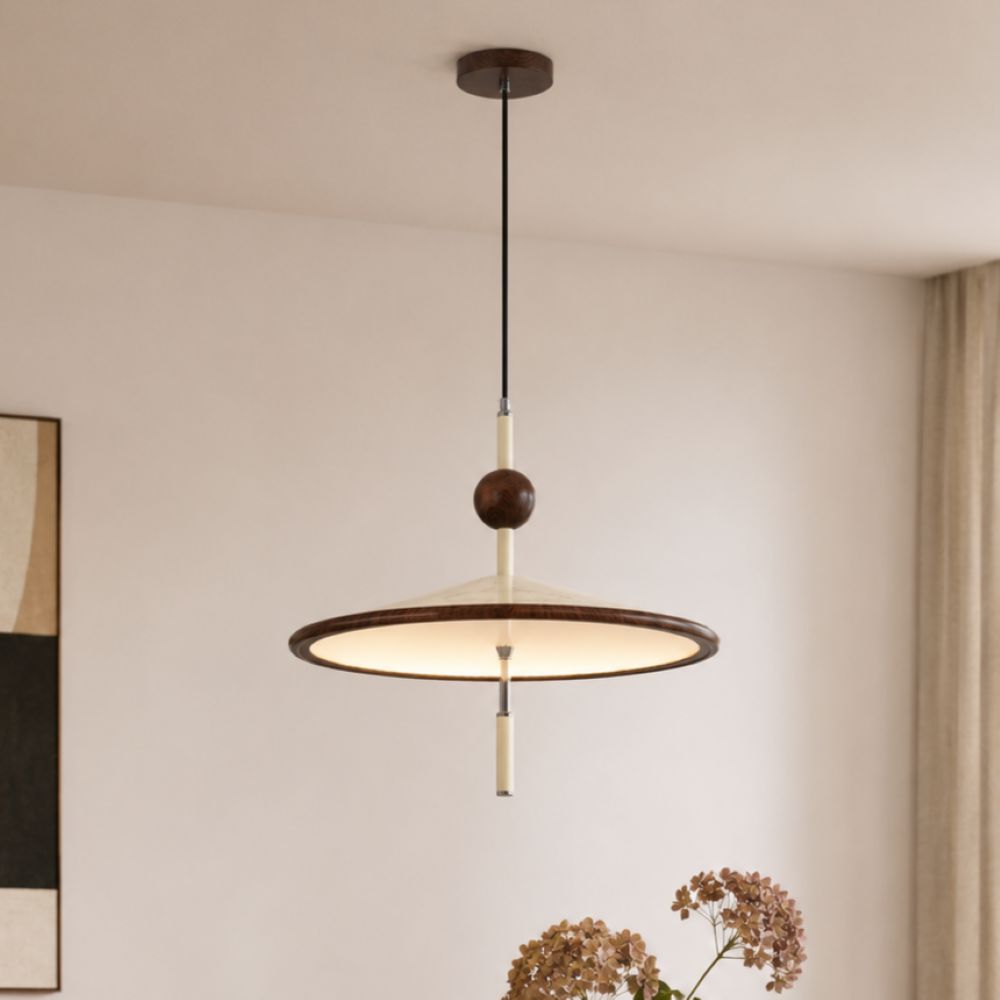 Beige Iron Pendant Light | Colour-Changing E27 Ceiling Lamp Pendant Light Lightsin UK In Stock 