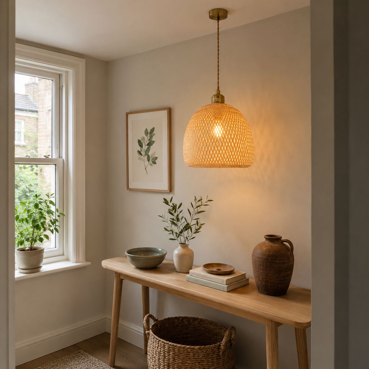 Lightsin Handwoven Bamboo Pendant Light – Natural, Eco-Friendly Lighting for Cozy Spaces Lightsin UK 