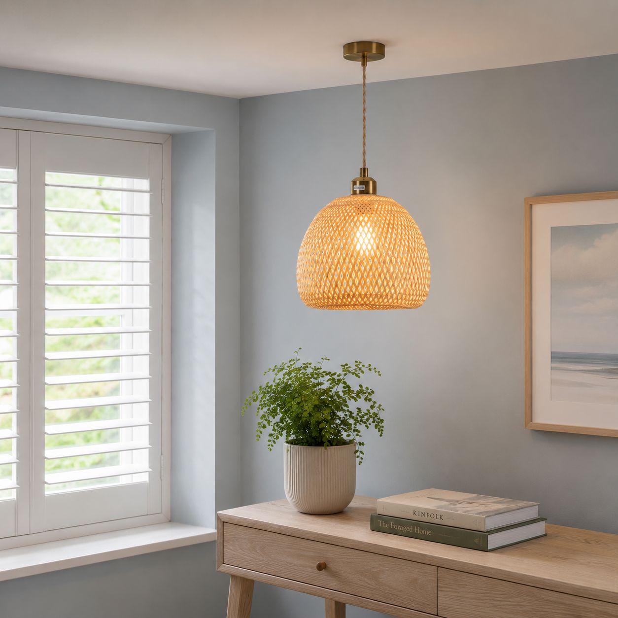 Lightsin Handwoven Bamboo Pendant Light – Natural, Eco-Friendly Lighting for Cozy Spaces Lightsin UK 