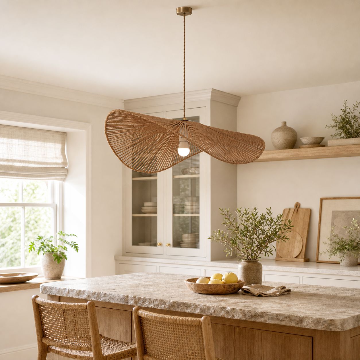 Lightsin Vintage Handwoven Hemp Rope Bedroom Ceiling Lights Lightsin UK 