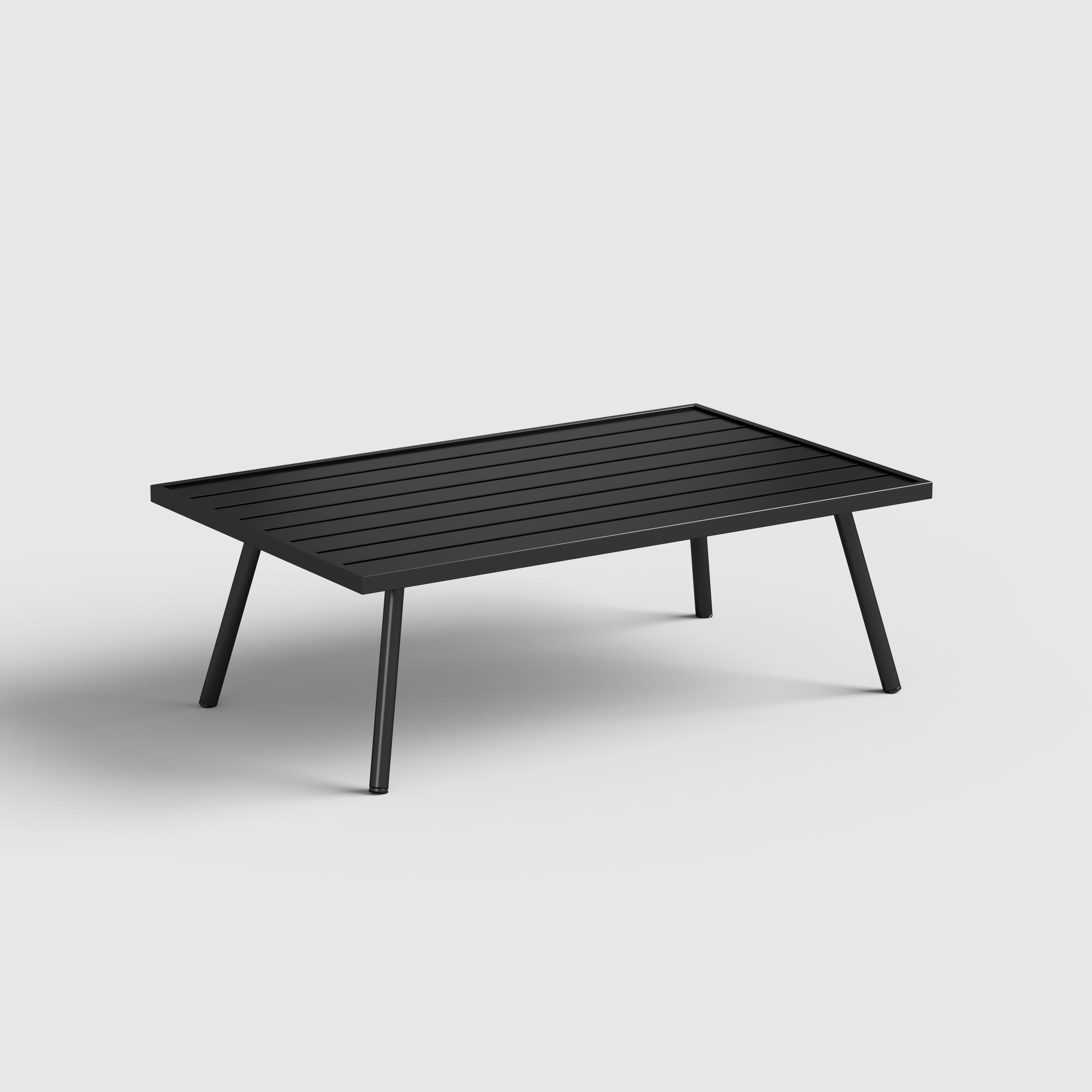 Outdoor Garden Furniture Set with Rope Weave and All Metal Frame 4 Piece Design Living and Home 