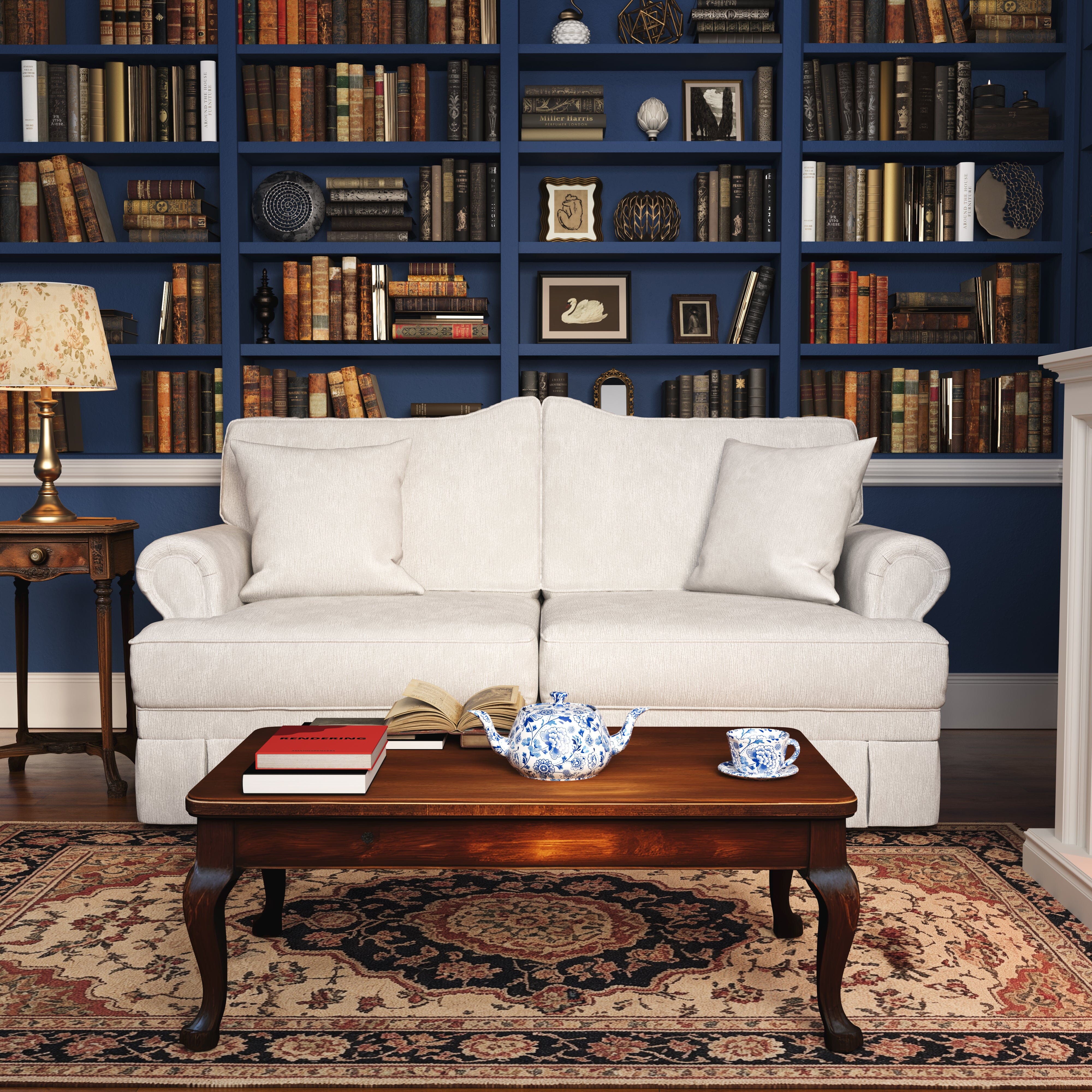 Cottonfy Kensington Chesterfield Style Retro Sofa with Storage Cottonfy UK 