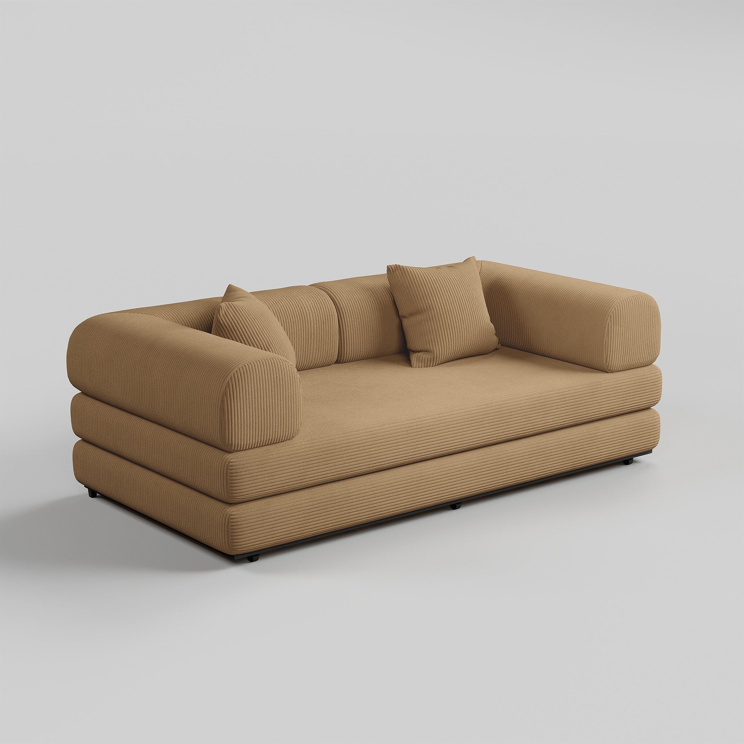 Cottonfy Matcha Toast Sofa Bed May Sale Cottonfy UK Khaki 180 CM 