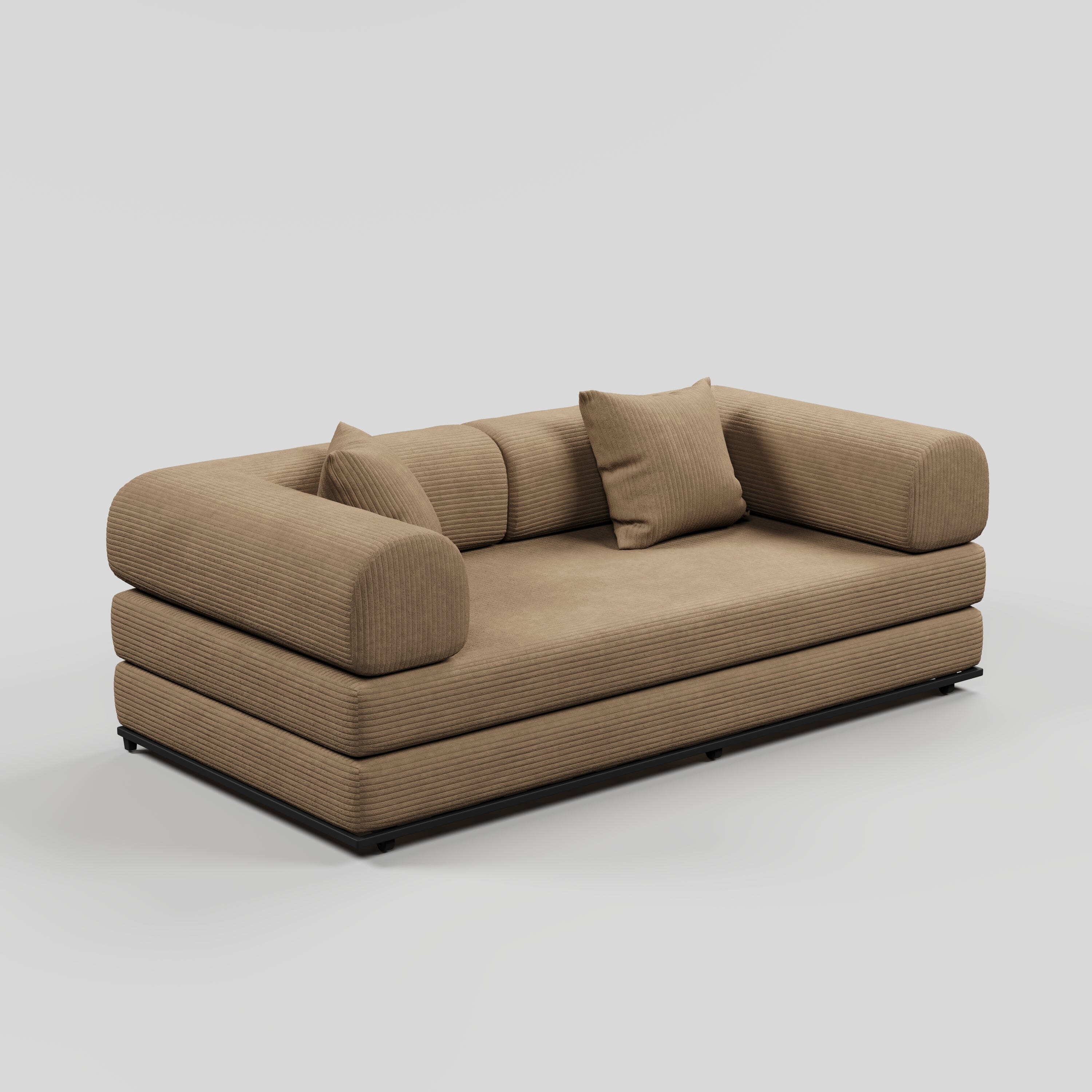 Cottonfy Matcha Toast Sofa Bed Cottonfy UK Khaki 180 CM 