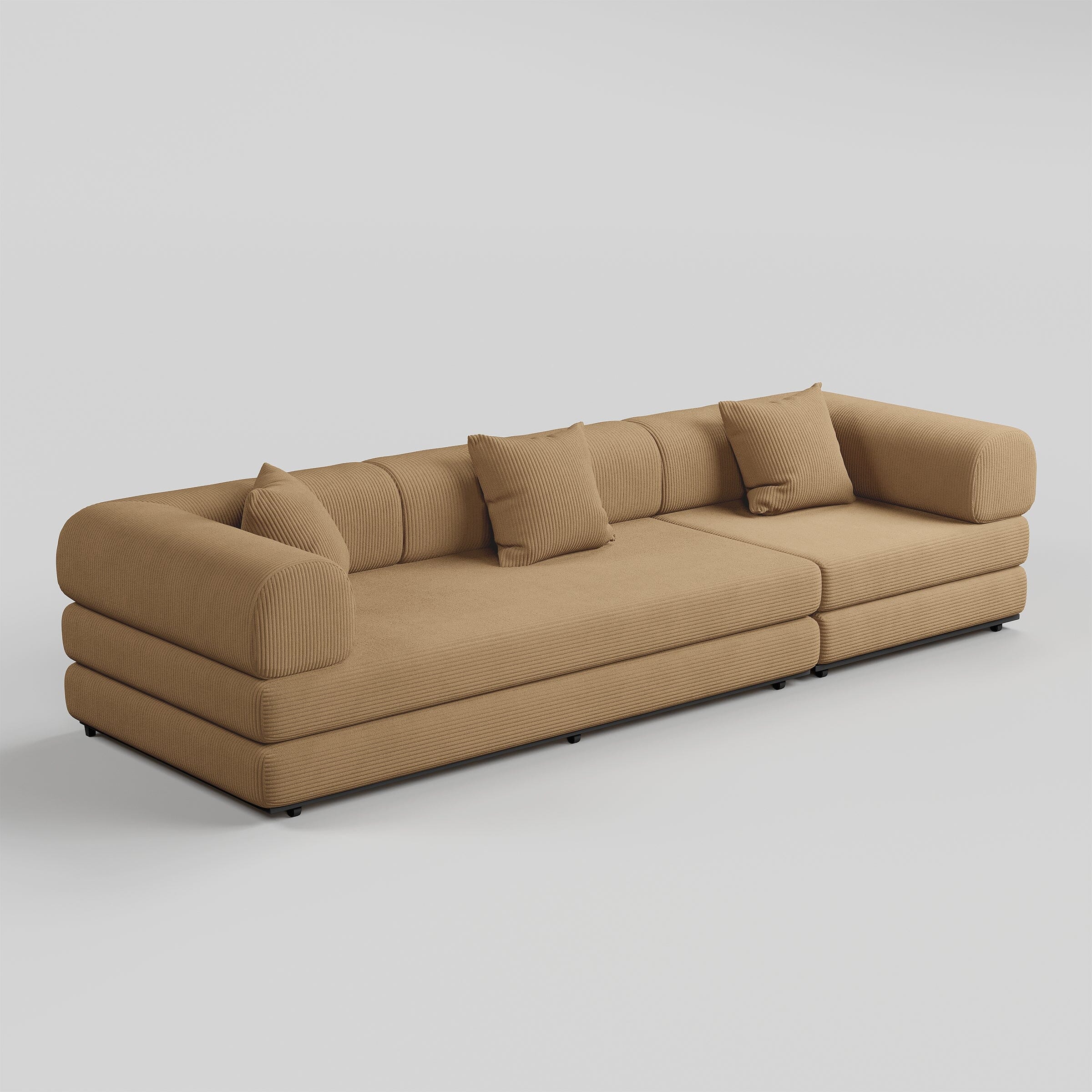 Cottonfy Matcha Toast Sofa Bed May Sale Cottonfy UK Khaki 300 CM 