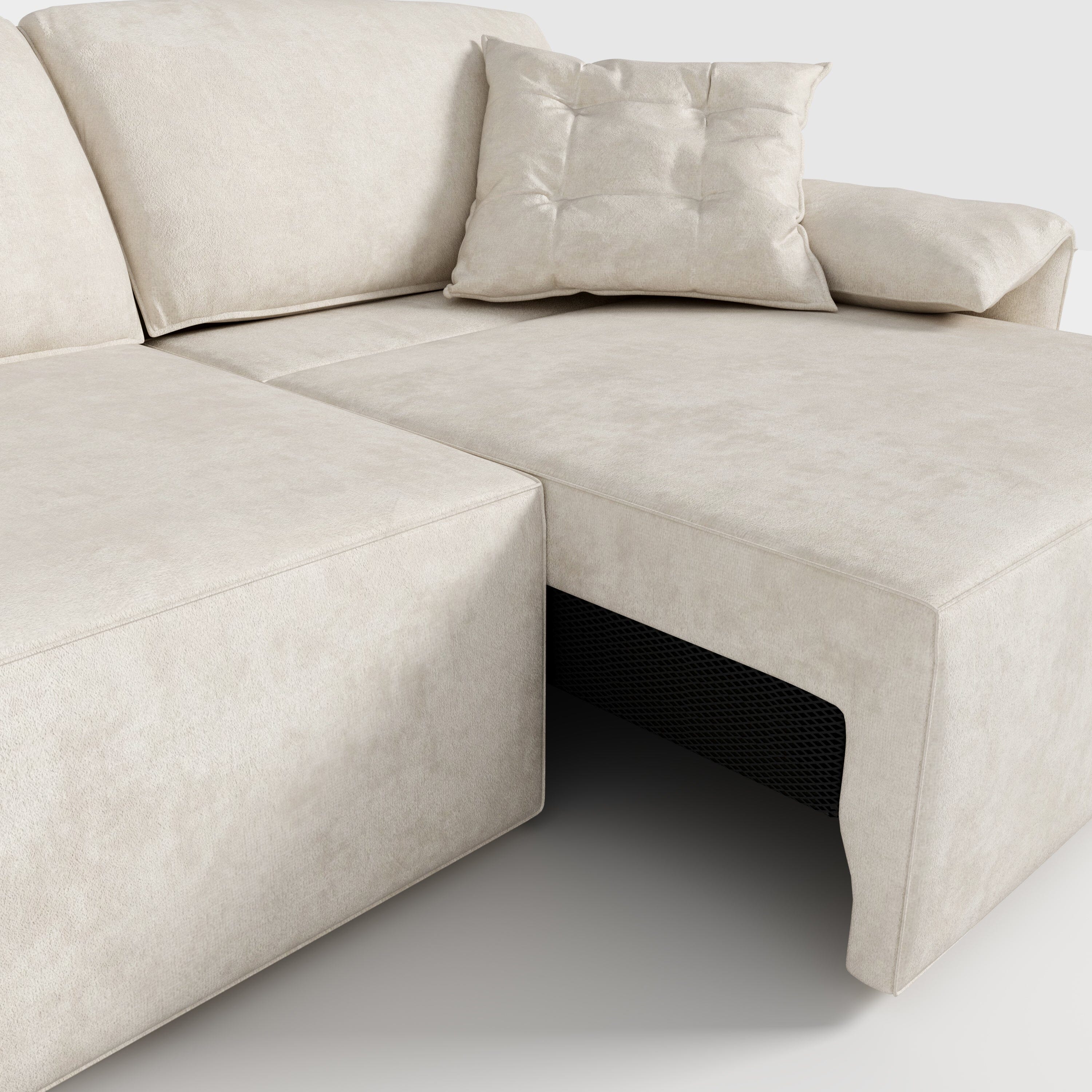 Cottonfy Convenient Remote Control Modular Chaise Sofa Bed Living and Home 