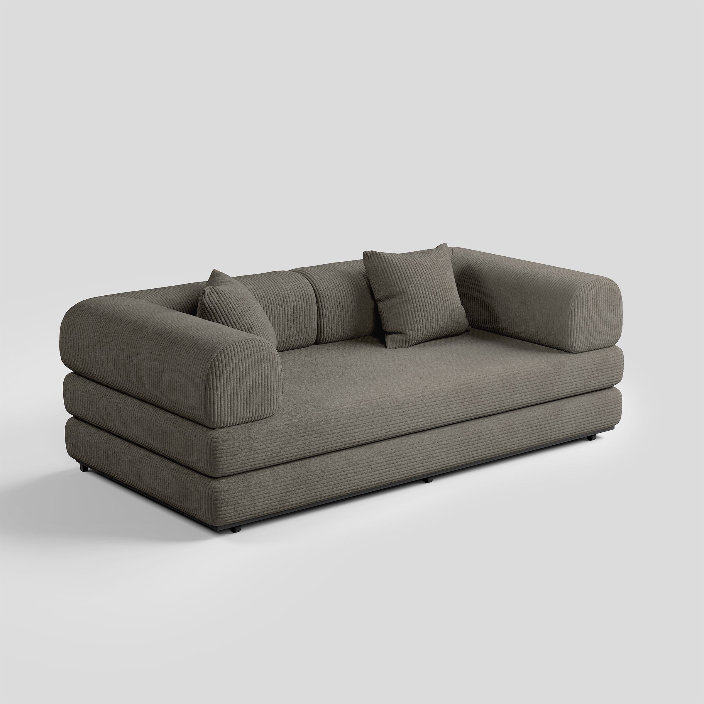 Cottonfy Matcha Toast Sofa Bed May Sale Cottonfy UK Dark Grey 180 CM 