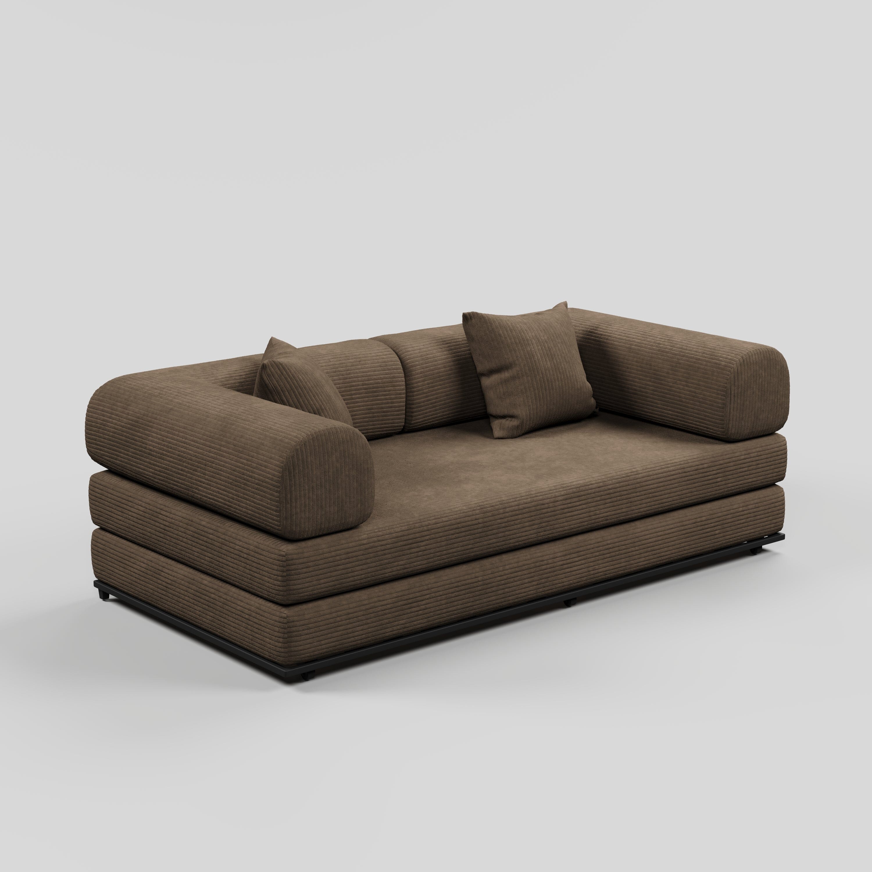Cottonfy Matcha Toast Sofa Bed Cottonfy UK Brown 180 CM 