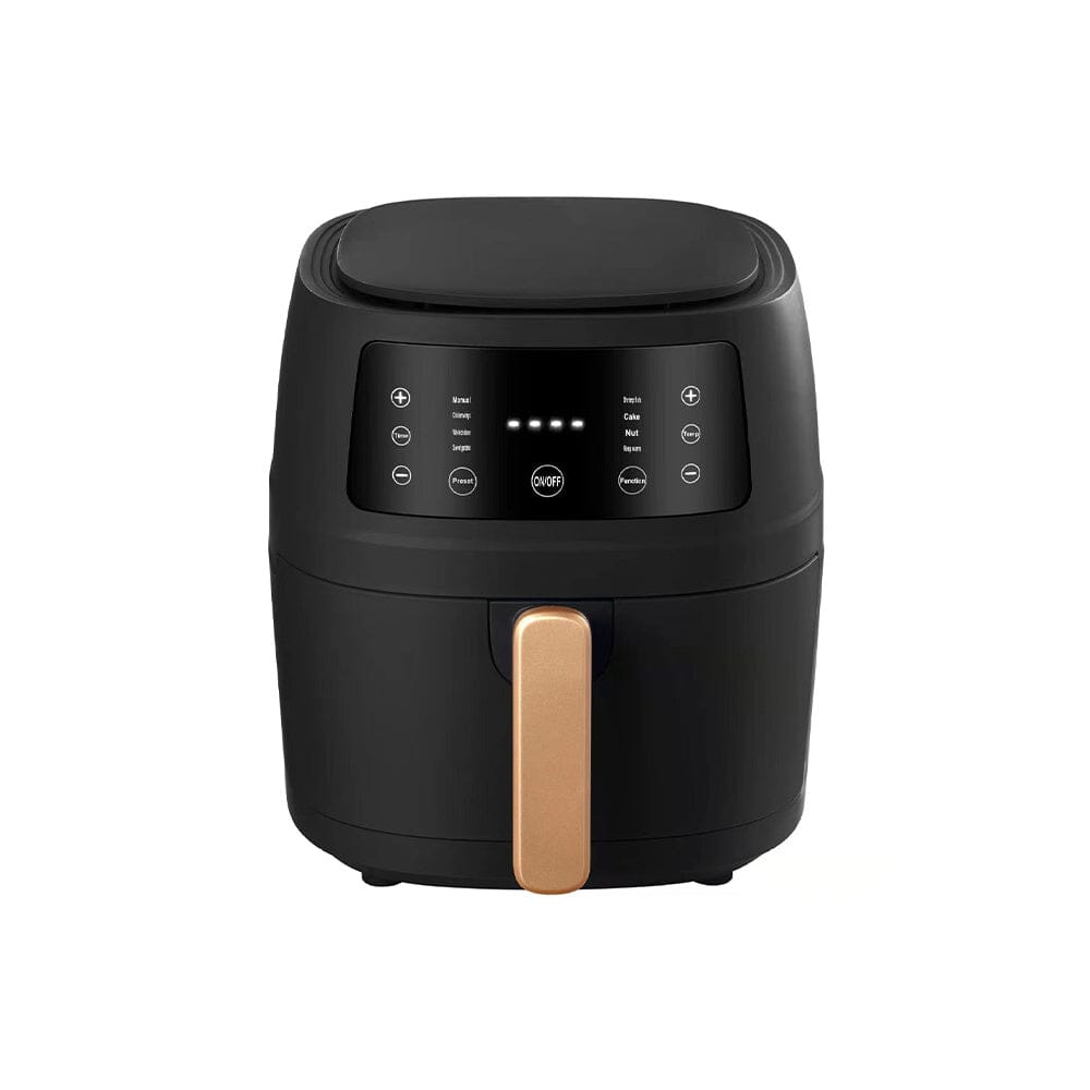 Sleek Black 8L Touchscreen Air Fryer - Intuitive Controls for Convenient Cooking Kitchen Appliances Living and Home 