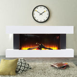 52 Inch Electric Fireplace Set 2000W Wall Mounted Heater Remote Control Fireplace Suites Living and Home 