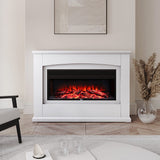 48 Inch Inset Electric Fireplace 1800W Indoor Heater Fireplace Suites Living and Home 