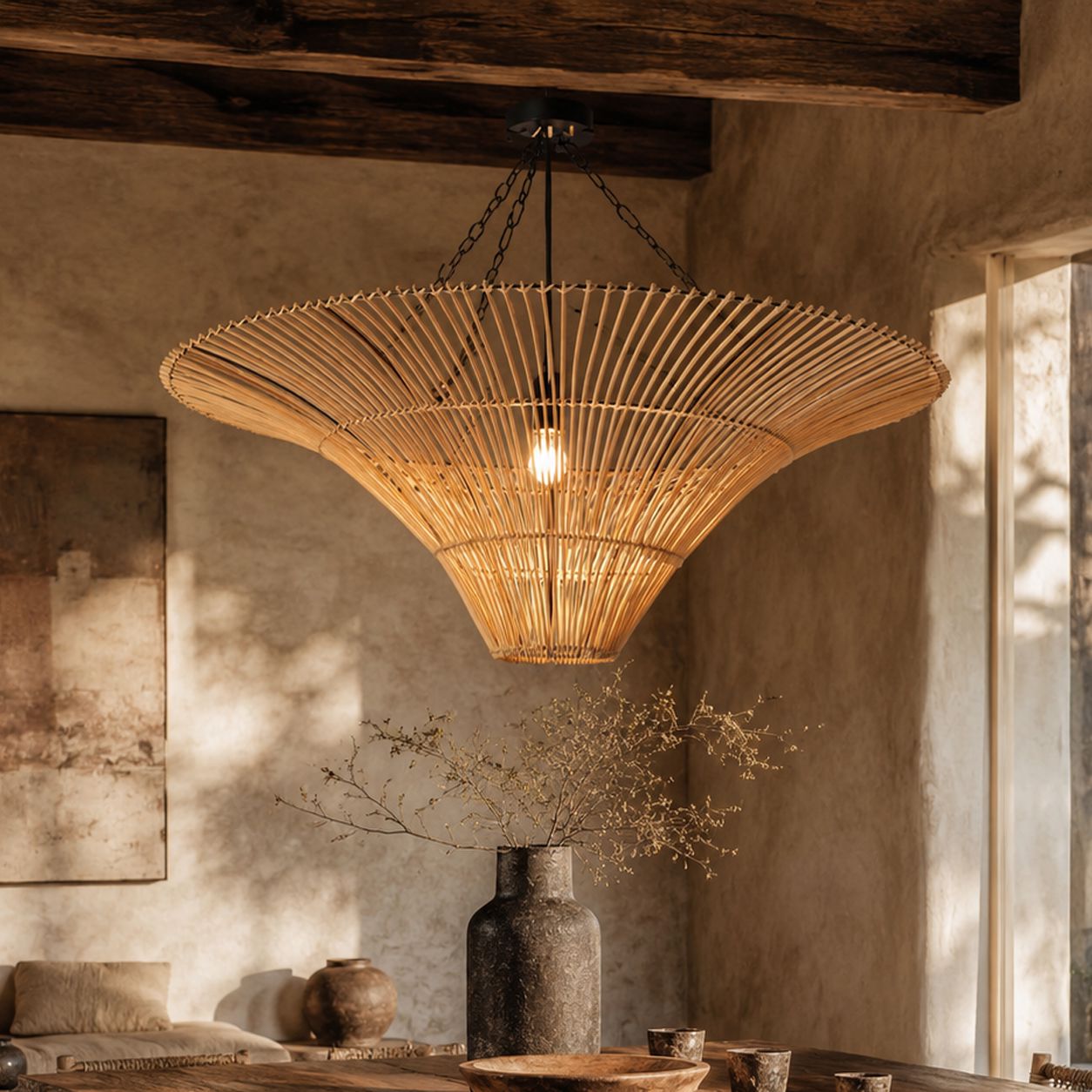 Lightsin Flying Saucer-Shaped Ceiling Light for Dining Room & Kitchen Island, 60-120cm Lightsin UK 