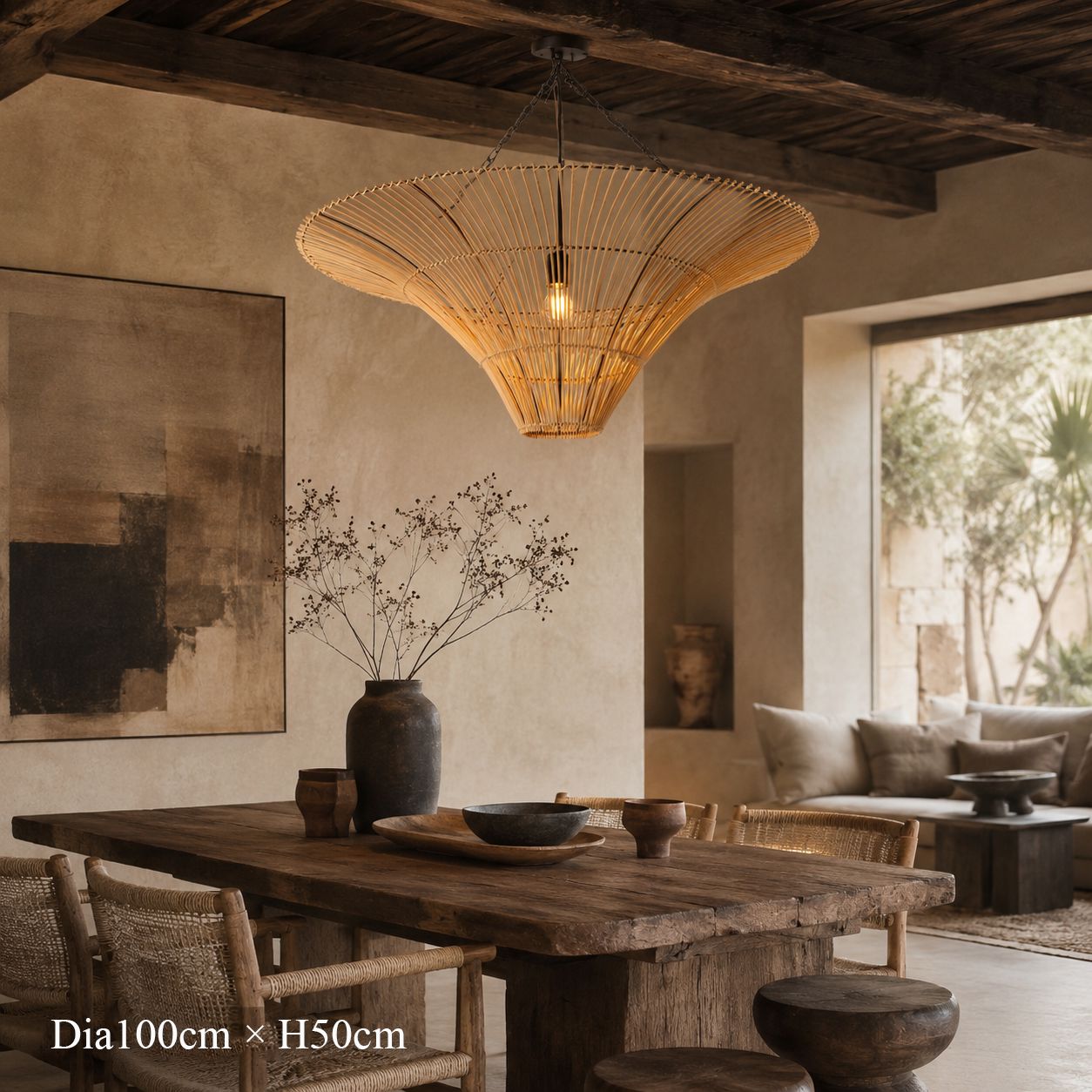 Lightsin Flying Saucer-Shaped Ceiling Light for Dining Room & Kitchen Island, 60-120cm Lightsin UK 