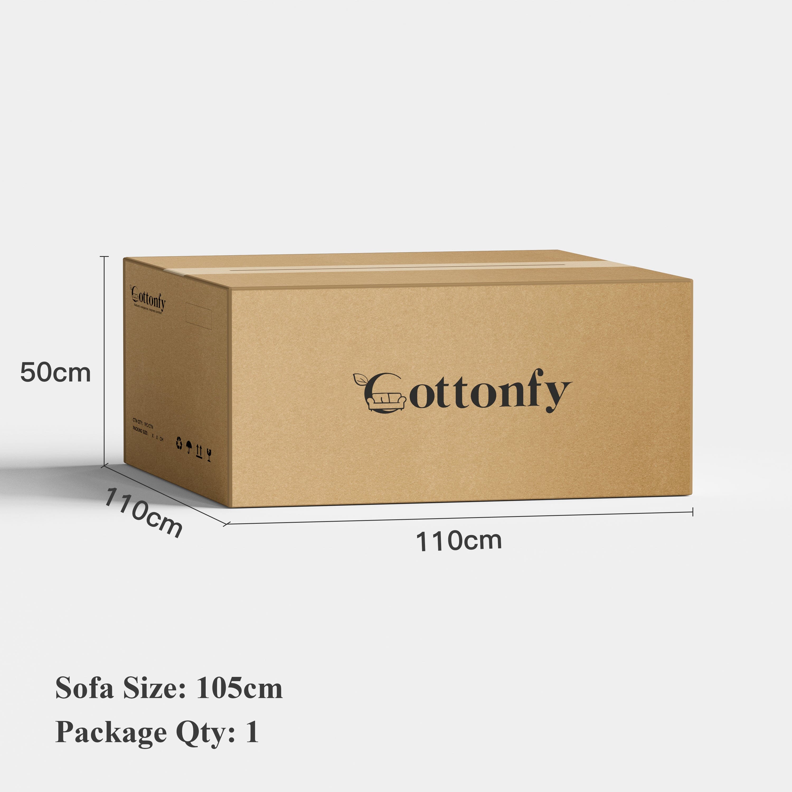 Cottonfy Corduroy Modular Wide Seat Chaise Sofa Block Sofa Beds Cottonfy UK 