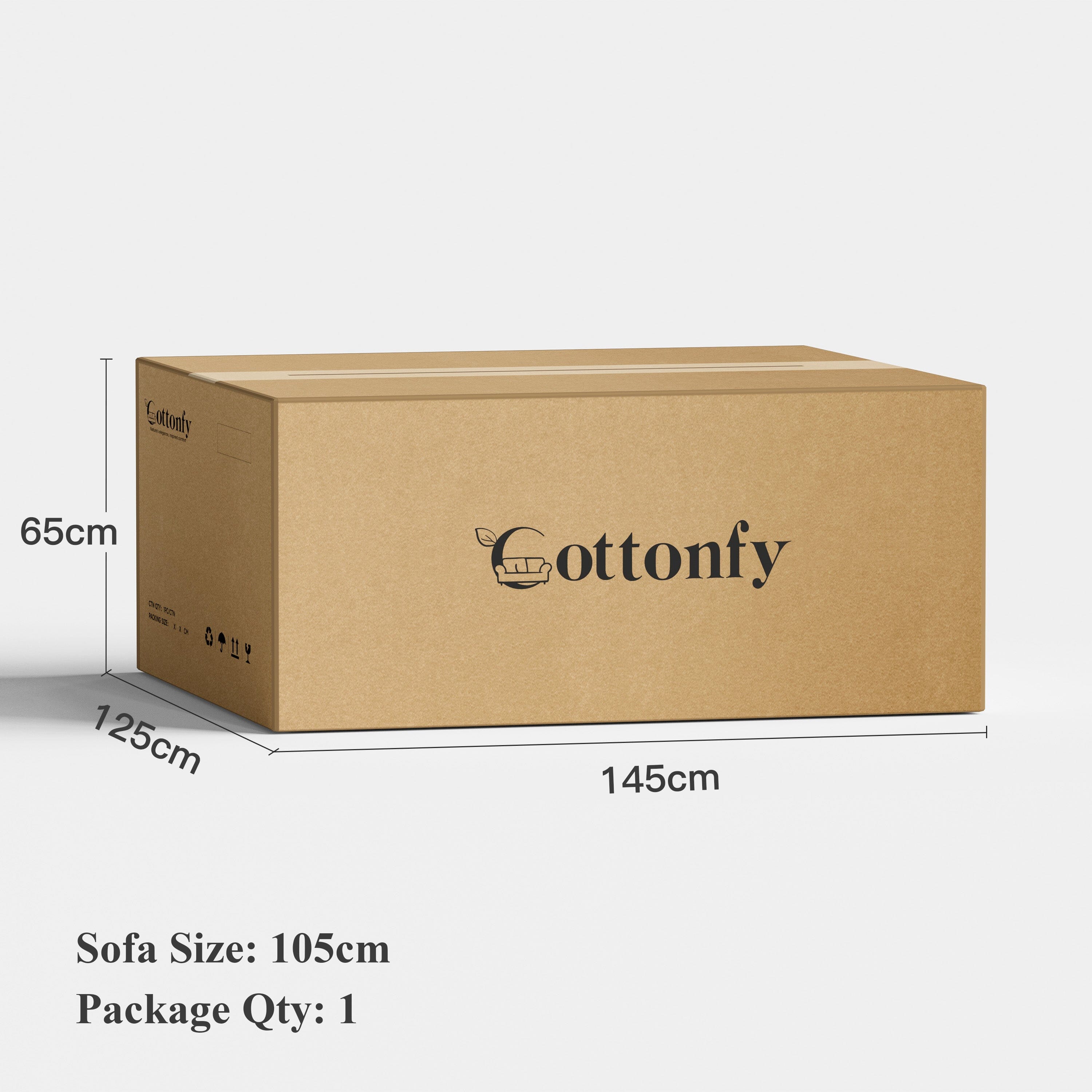 Cottonfy Corduroy Modular Wide Seat Chaise Sofa Block Sofa Beds Cottonfy UK 