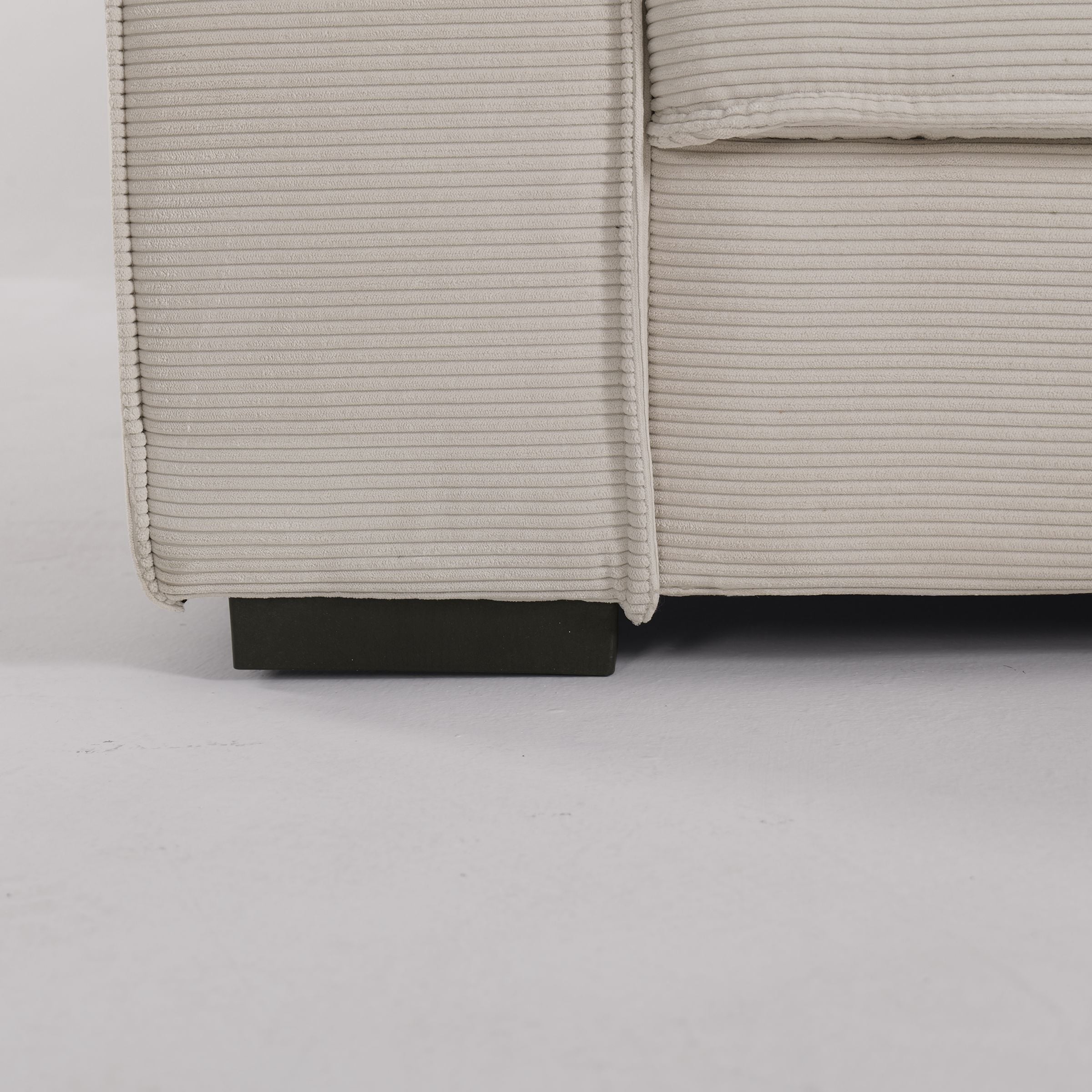 Comfort Sofa and Ottoman Set with Footstool Plastic Legs 2 Seater Sofas Living and Home 