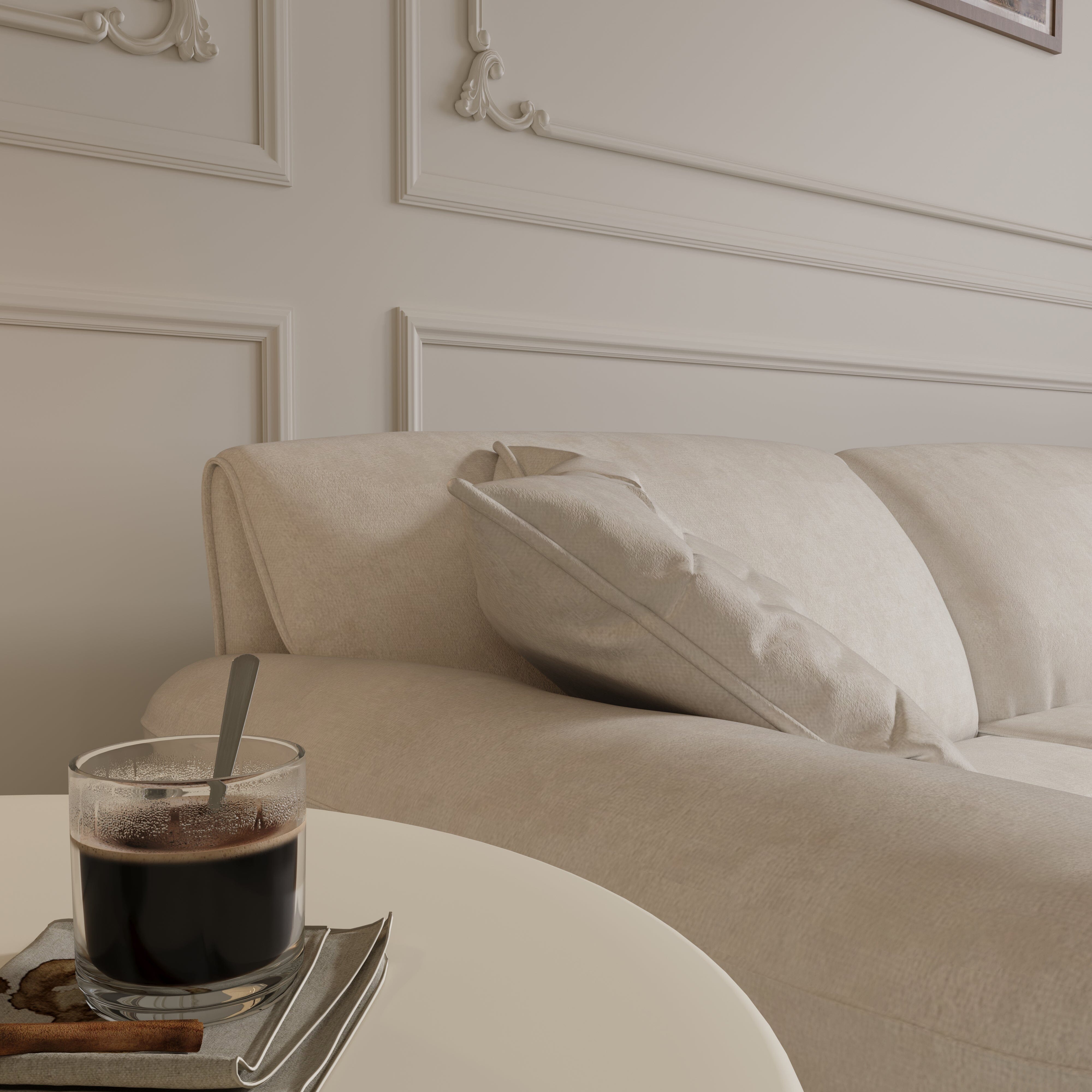 Cottonfy Convenient Remote Control Modular Chaise Sofa Bed Living and Home 