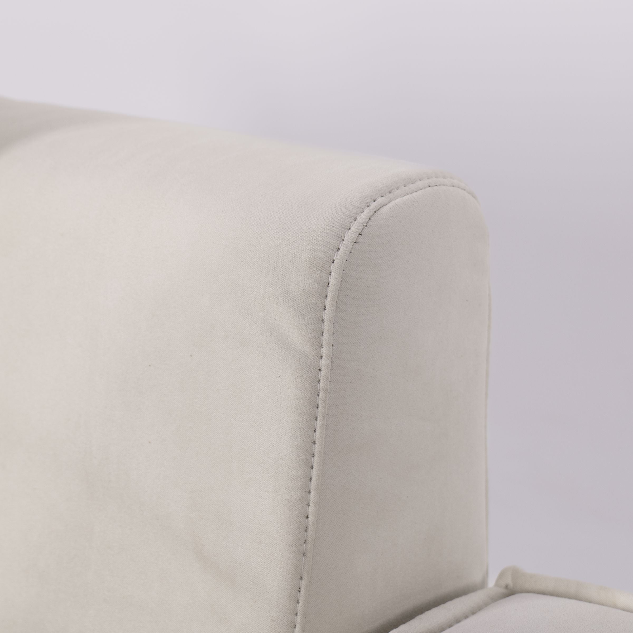 Cottonfy Creamy Tofu Block Pullout Sofa Bed with Storage Cottonfy UK 