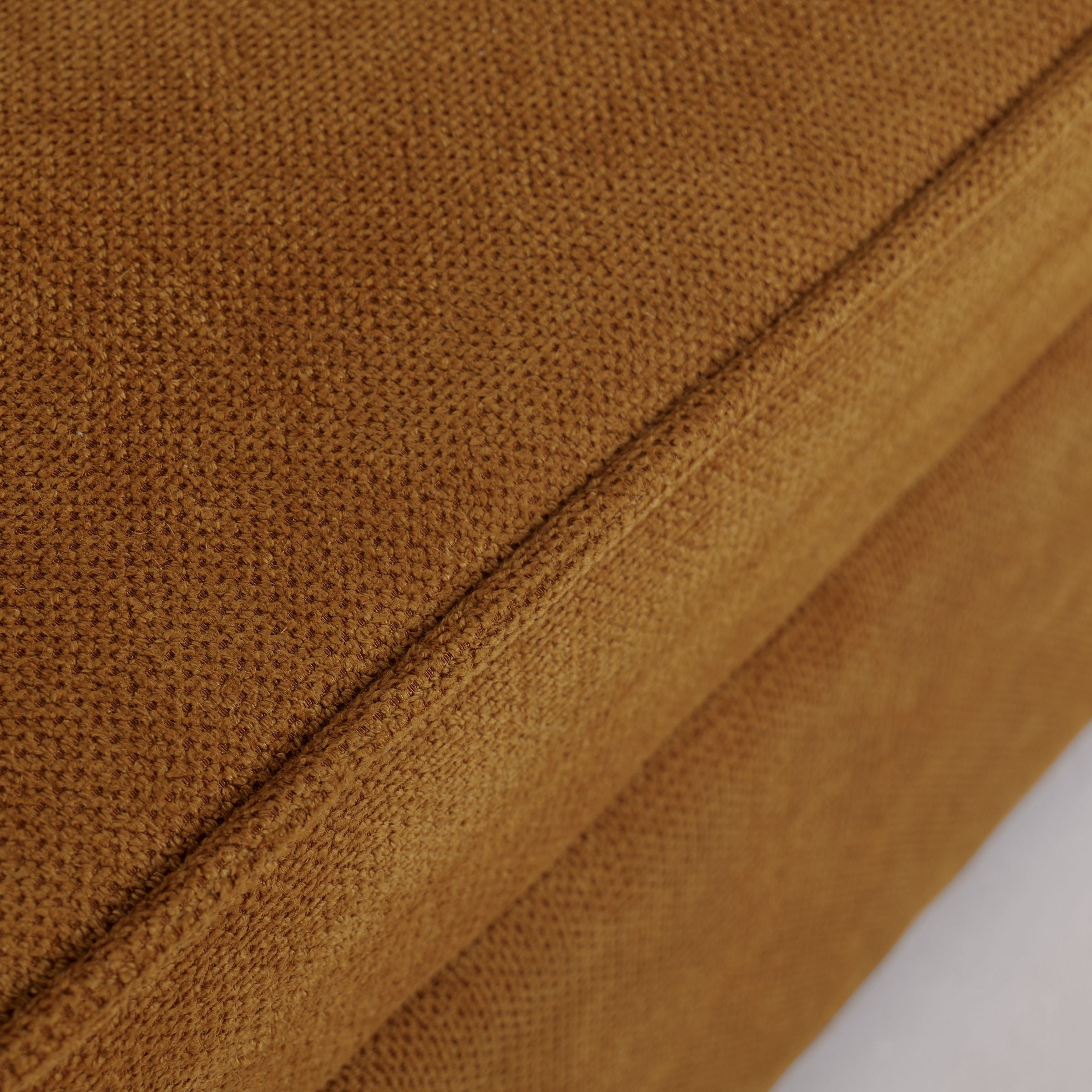 Ginger Yellow Fabric Sofa Bed with Adjustable Backrest and Easy Pull-Out Mechanism Living and Home 