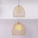 Lightsin Rattan Art Pendant Light Hanging Decor Rustic Style(Version A) Lightsin UK 