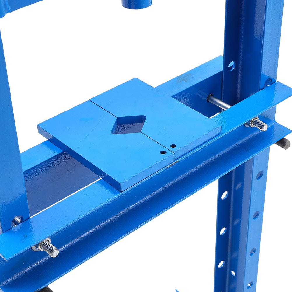 6/12/20Ton Blue Hydraulic Shop Press with Press Plates Living and Home