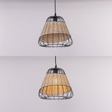 Lightsin Bell-Shaped Rattan Pendant Light for Timeless Rustic Elegance Lightsin UK 