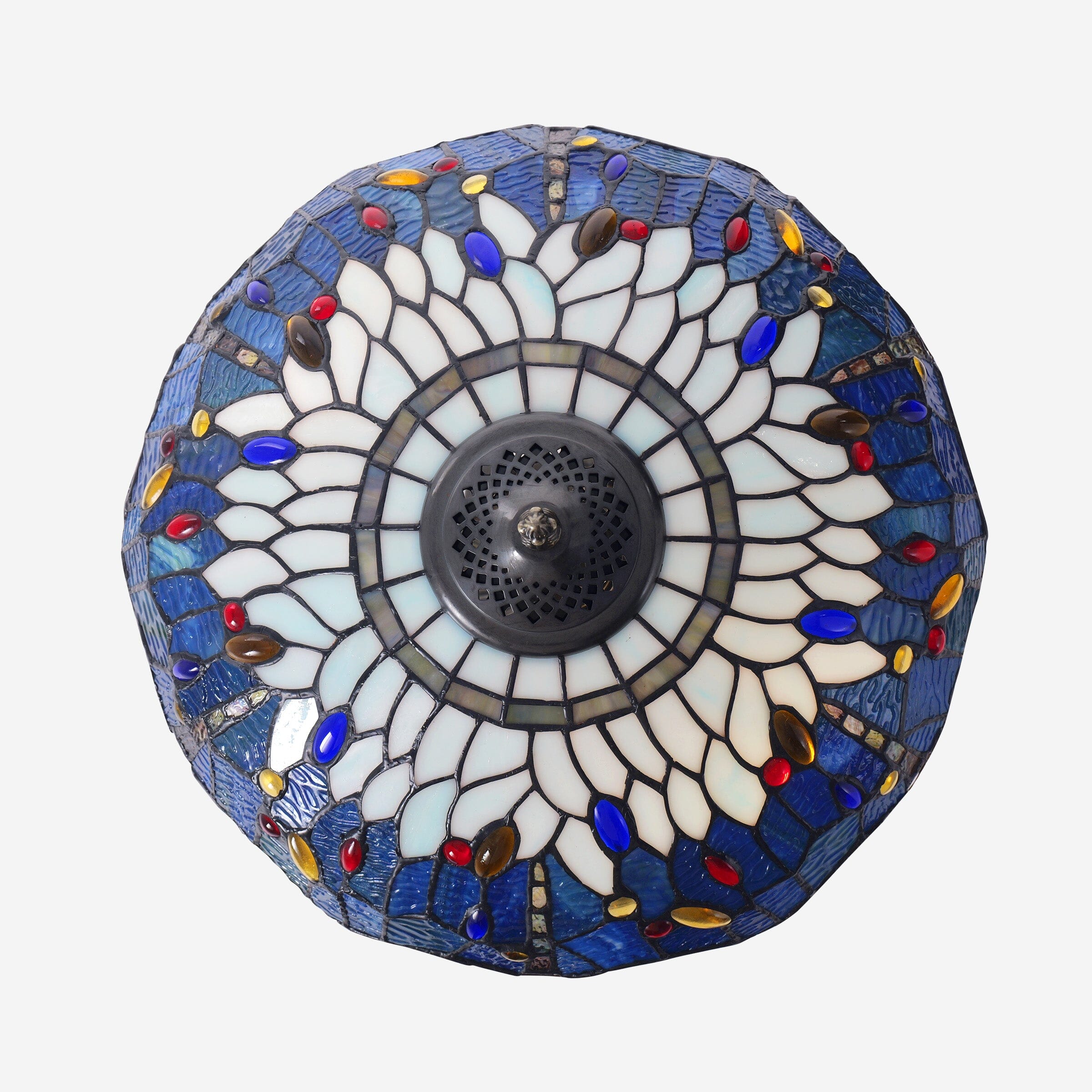 Lightin Tiffany Table Lamp | Handcrafted Stained Glass Dragonfly Series Lightsin UK 